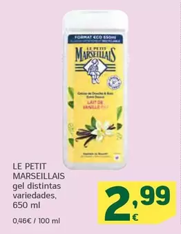 Oferta de Le petit Marseillais - Gel Distintas por 2,99€ en HiperDino