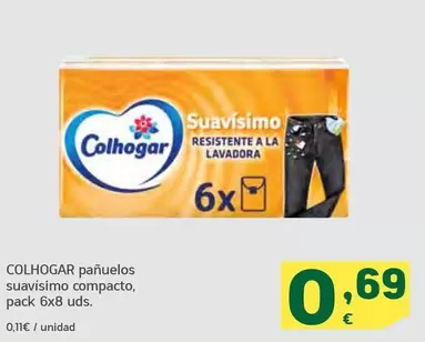 Oferta de Colhogar - Panuelos Suavisimo Compacto por 0,69€ en HiperDino