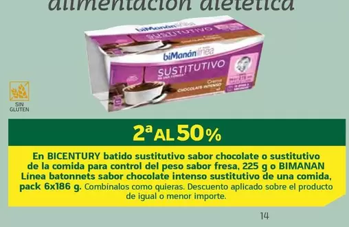 Oferta de Bicentury - Batido Sustitutivo Sabor Chocolate  en HiperDino