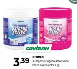 Oferta de Coviran - Detergente Oxigeno Activo Ropa Blanca O Ropa Color por 3,39€ en Coviran