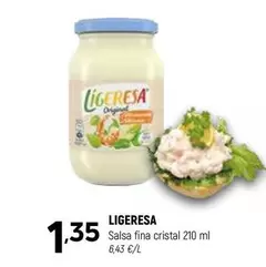 Oferta de Ligeresa - Salsa Fina Cristal por 1,35€ en Coviran