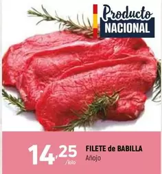 Oferta de Filete De Babilla por 14,25€ en Coviran