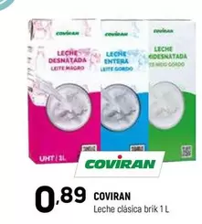 Oferta de Coviran - Leche Clasica Brik por 0,89€ en Coviran