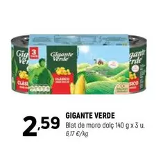 Oferta de Gigante Verde -  Blat De Moro Dolc por 2,59€ en Coviran