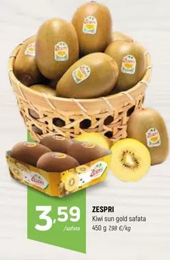 Oferta de Zespri - Kiwi Sun Gold Safata por 3,59€ en Coviran