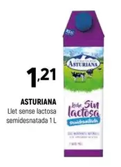 Oferta de La Asturiana - Llet Sense Lactosa Semidesnatada por 1,21€ en Coviran