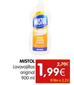 Oferta de Mistol - Lavavajillas Original por 1,99€ en Dicost