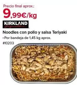 Oferta de Noodles Con Pollo Y Salsa Teriyaki por 9,99€ en Costco