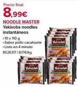 Oferta de Yakisoba -  Noodles Instantáneos por 8,99€ en Costco