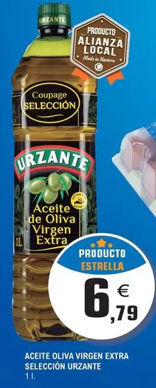 Oferta de Urzante - Aceite Oliva Virgen Extra Selección  por 6,79€ en E.Leclerc