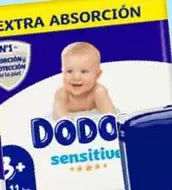 Oferta de Dodot  - Pañuelos Sensitive Extra  T3 + Pack 56 Unidades (1) T4 + Pack 48 Unidades (2) T5 + Pack 44 Unidades (3) O T6 + Pack 41 Unidades (4) en Carrefour