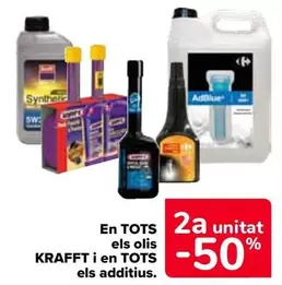 Oferta de Krafft - En Todos Los Aceites Y En Todos Los Aditivos en Carrefour