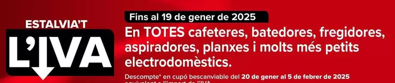 Oferta de En Todas Las Batidoras , Exprimidores , Cafetereas , Hervidores , Licuadoras , Tostadores , Freidoras, Sandwicheras, Planchas De Asar Y Robot De Cocina en Carrefour