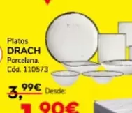 Oferta de Platos Drach por 1,9€ en Conforama