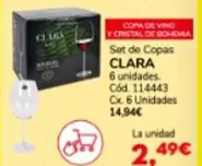 Oferta de Bohemia - Set De Copas 6 Unidades. por 2,49€ en Conforama