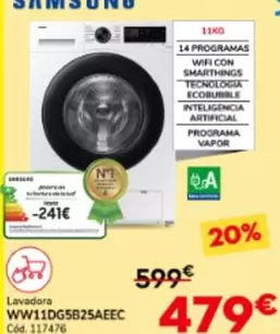 Oferta de Wifi - Ww11dg5b25aeec por 479€ en Conforama