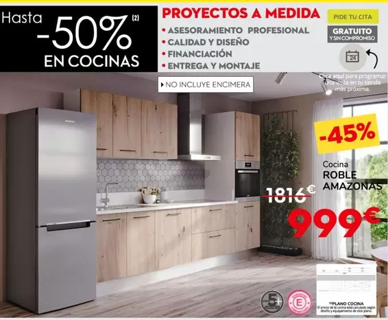 Oferta de La Cocina - Proyectos A Medida por 999€ en Conforama