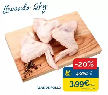 Oferta de Alas De Pollo por 3,99€ en Supermercados La Despensa