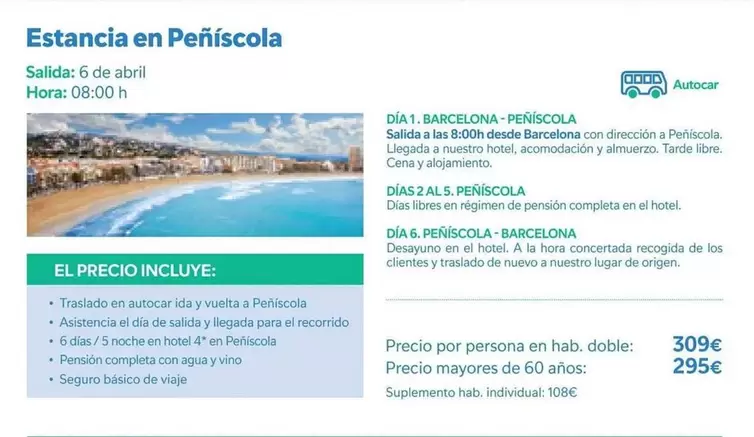 Oferta de Abril - Estancia En Penisola por 309€ en B The travel Brand