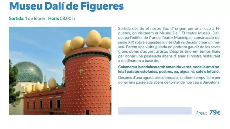 Oferta de El Nostre - Museu Dalí De Figueres por 79€ en B The travel Brand