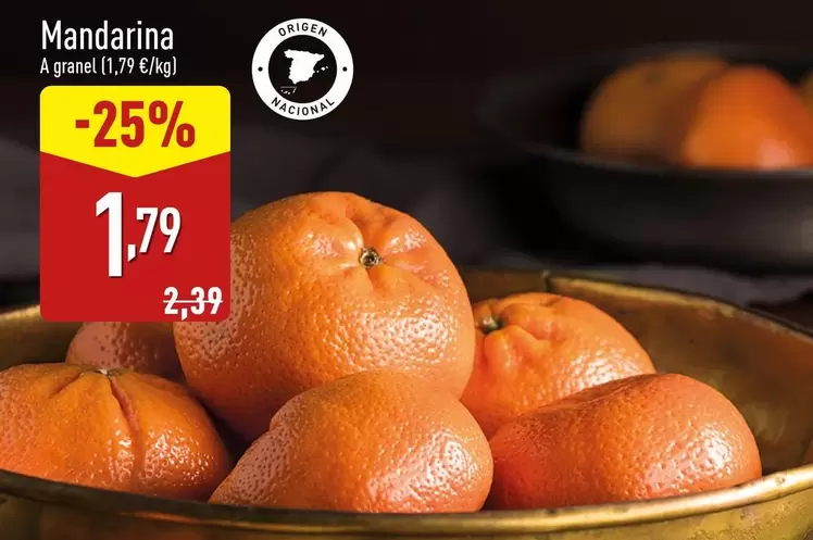 Oferta de Mandarina por 1,79€ en ALDI