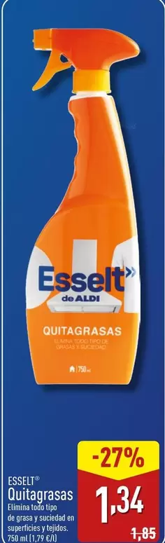 Oferta de Esselt - Quitagrasas por 1,34€ en ALDI