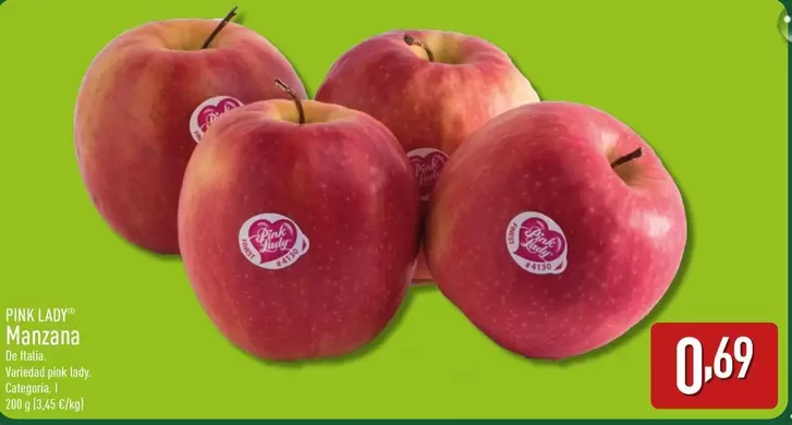 Oferta de Pink Lady - Manzana por 0,69€ en ALDI