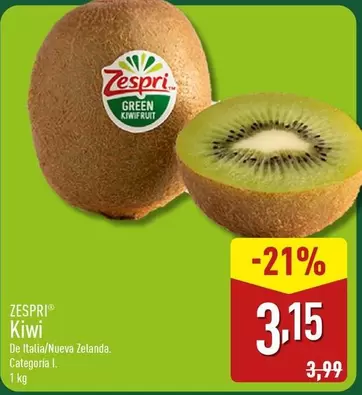 Oferta de Zespri - Kiwi por 3,15€ en ALDI