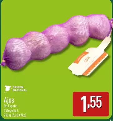 Oferta de Ajos por 1,55€ en ALDI