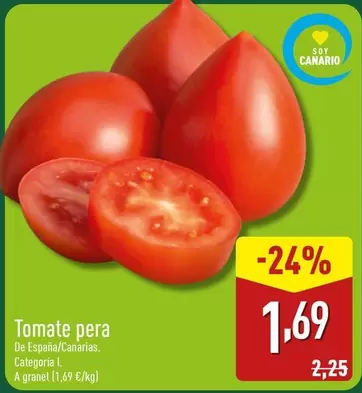 Oferta de Tomate Pera por 1,69€ en ALDI