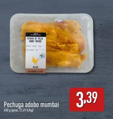 Oferta de Pechuga Adobo Mumbai por 3,39€ en ALDI