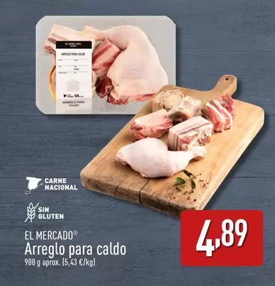 Oferta de El Mercado - Arreglo Para Caldo por 4,89€ en ALDI