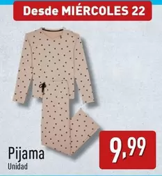 Oferta de Pijama por 9,99€ en ALDI