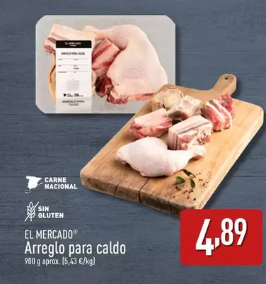 Oferta de El Mercado - Arreglo Para Caldo por 4,89€ en ALDI