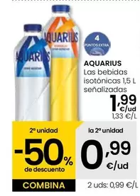 Oferta de Aquarius - Las Bebidas Isotonicas por 1,99€ en Eroski