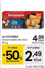 Oferta de La Cocinera - Empanadilla De Atún por 4,99€ en Eroski