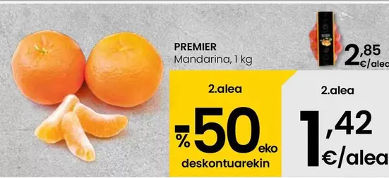 Oferta de Premier - Mandarina por 2,85€ en Eroski