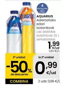 Oferta de Aquarius - Las Bebidas Isotonicas por 1,99€ en Eroski