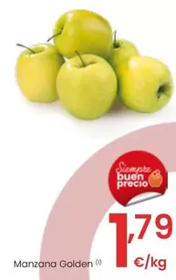 Oferta de Manzana Golden por 1,79€ en Eroski