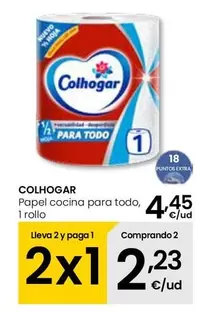 Oferta de Colhogar - Papel Cocina Para Todo por 4,45€ en Eroski