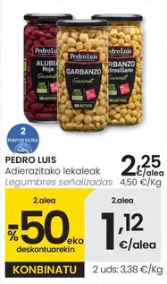 Oferta de Pedro Luís - Legumbres por 2,25€ en Eroski