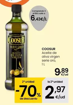 Oferta de Coosur - Aceite De Oliva Virgen Serie Oro por 9,89€ en Eroski