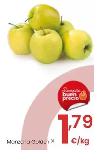 Oferta de Manzana Golden por 1,79€ en Eroski