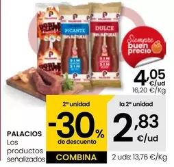 Oferta de Palacios  por 4,05€ en Eroski