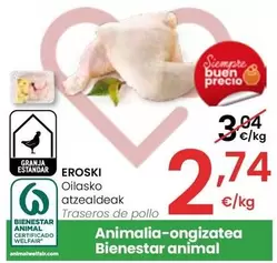 Oferta de Eroski - Traseros De Pollo por 2,74€ en Eroski