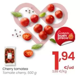 Oferta de Tomate Cherry por 1,94€ en Eroski