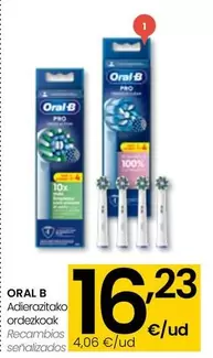 Oferta de Oral B - Recambios por 16,23€ en Eroski