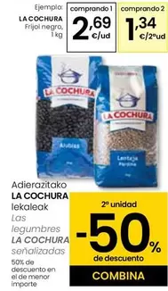 Oferta de La Cochura - Frijo Negro por 2,69€ en Eroski