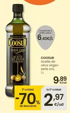 Oferta de Coosur - Aceite De Oliva Virgen Serie Oro por 9,89€ en Eroski