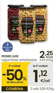 Oferta de Pedro Luís - Legumbres por 2,25€ en Eroski